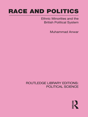cover image of Race and Politics Routledge Library Editions